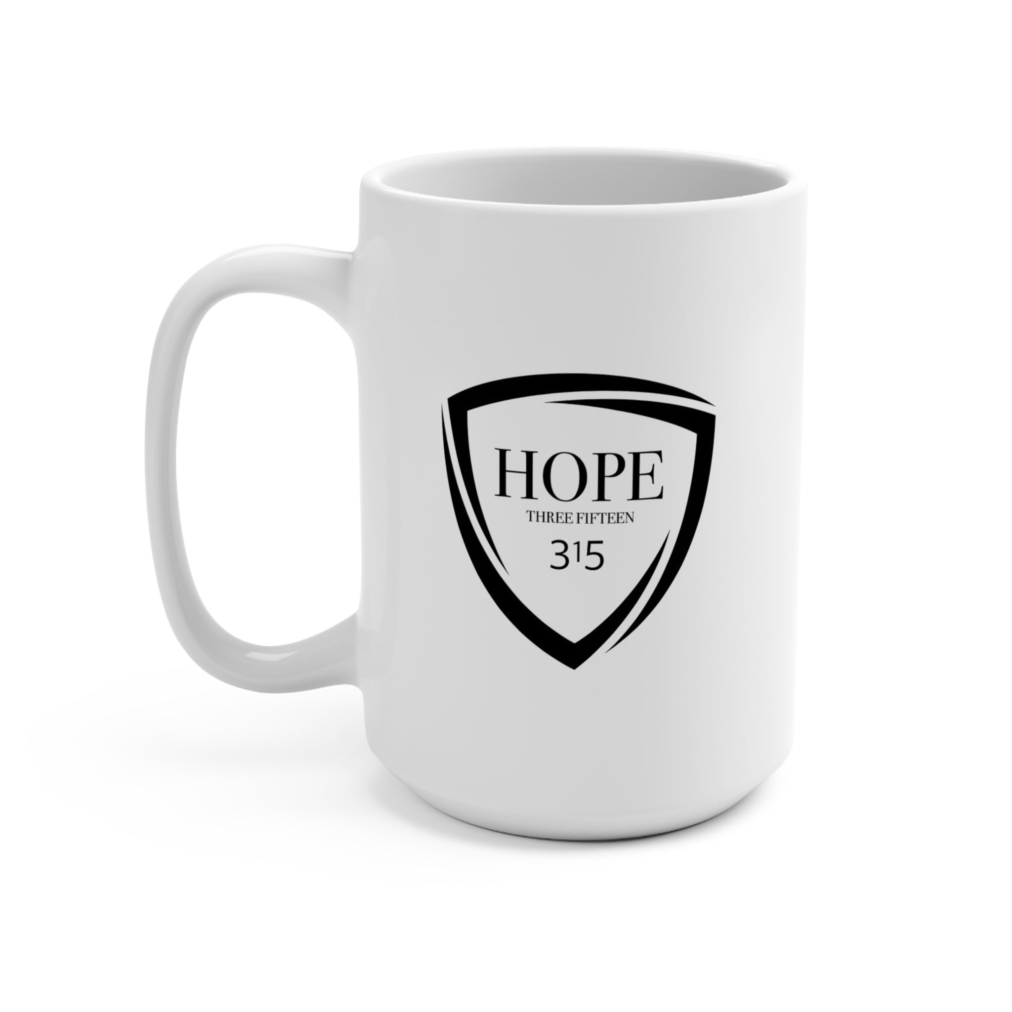 33 - Mug Hope Shield Inspiring 15oz Coffee Mug — "This Isn't the End of My Story" Motivational Ceramic Mug